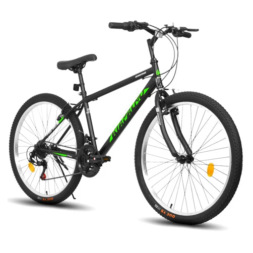 Ecarpat 24 26 Inch Mountain Bike, Front Suspension 21 Speeds Disc/V Brake Men Women Bicycle, Carbon Steel Mountain Bike, Adult Trail Beach Snow Commuter City Bikes