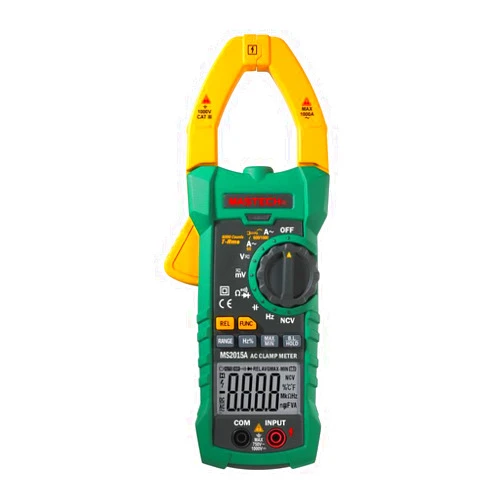 Mastech MS2015A Digital Clamp Meter 1000 amps True RMS Multimeter Frequency Capacitance Tester
