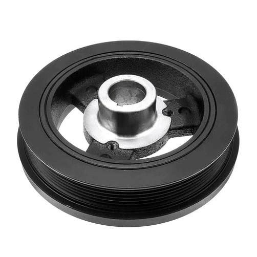 A-Premium Engine Harmonic Balancer Crankshaft Pulley - OHV L6 4.0L - Compatible with Jeep Vehicles - 1987-2006 - Cherokee, Grand Cherokee, Comanche, Wagoneer, Wrangler, TJ, for# 33002920AB, 33002920