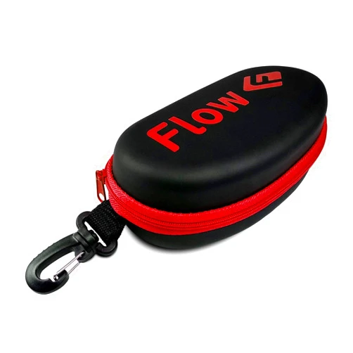 Flow Swim Gear Flow Swim Goggle Case - Protective Case for Swimming Goggles With Bag Clip for Backpack