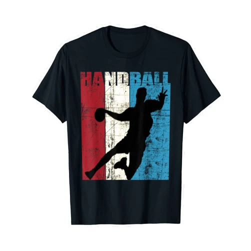 Wowtastic! Handball Vintage Handball Player Distressed T-Shirt
