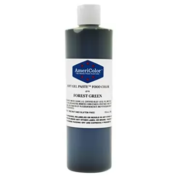 AmeriColor Food Coloring, Forest Green Soft Gel Paste, 13.5 Ounce