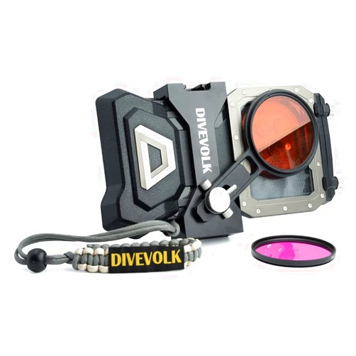 DIVEVOLK SeaTouch 4 MAX Red/Purple Filter Kit/Underwater Phone Diving housing for iPhone 12/12 Pro/12 Pro max/13/13 Pro/13 pro max/14/14 PLUS/14 PRO/14 PRO MAX/15/15 PRO/15PRO MAX