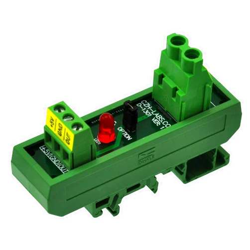 OONO Slim DIN Rail Mount AC/DC Current Sensor Module, Based on ACS712. (+/-20Amp)