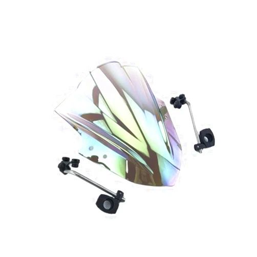LSGDJEUW Windshield Windscreen & Adjustable Bracket for Yam&aha FZ6 FZ1 FZ8 FZ8N FZ 1 6 8 XJ6 MT125 MT-01 MT 01 07 09 03 10 MT03 MT09 MT07 Windscreen Shield