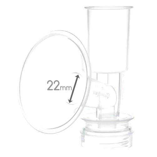 Maymom Breast Shield Flange Compatible with Ameda Breast Pumps (22 mm, Small, 1-Piece)
