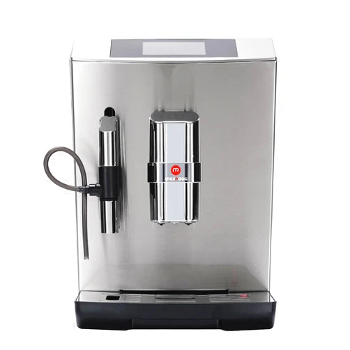 Mcilpoog WS-S7 Fully Automatic Espresso Coffee Machine, Silver Full Metal, Super Automatic Espresso Machine with Milk, Americano, Latte, Cappuccino, Hot Water
