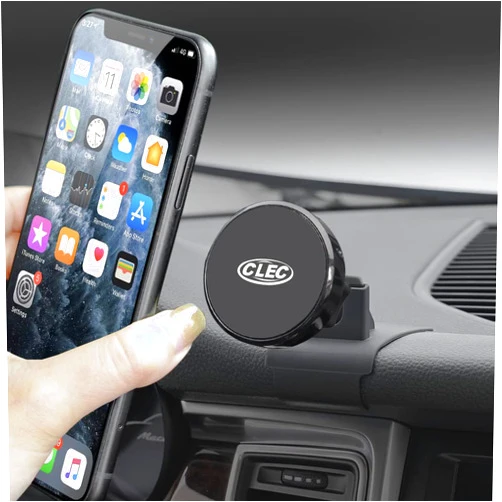 BEERTE Car Phone Holder fit for Porsche Macan 2015-2024 and Porsche Cayenne 2019-2023,Strong Magnetic Phone Mount Rotatable Adjustable Safe Convenient Phone Navigation for 4-7 inch Smartphone