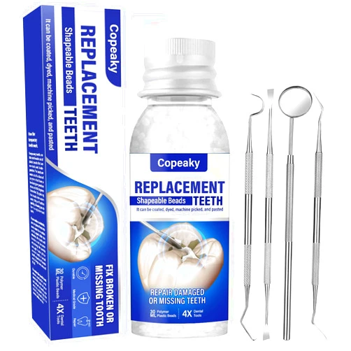 Copeaky Tooth Repair Kit, Tooth Filling Replacement Kit, Moldable Dental Care Kit Glue DIY at Home for Fix The Missing and Broken Tooth, Suitable for Men and Women