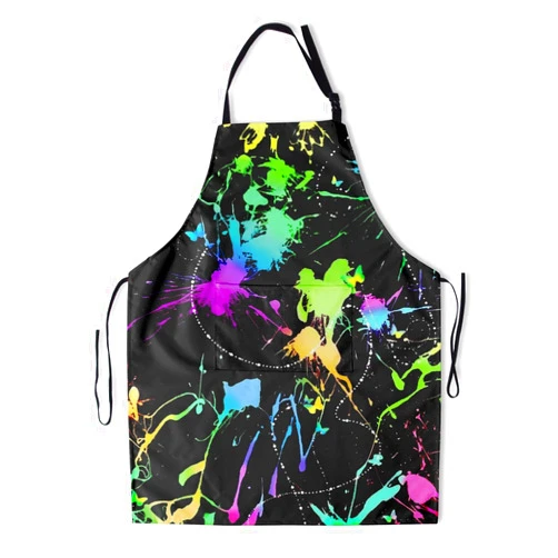Giwawa Unisex Adult Apron Waterproof Stain Resistant Kitchen Cooking Bib Apron with 2 Pockets for BBQ Grill Painting