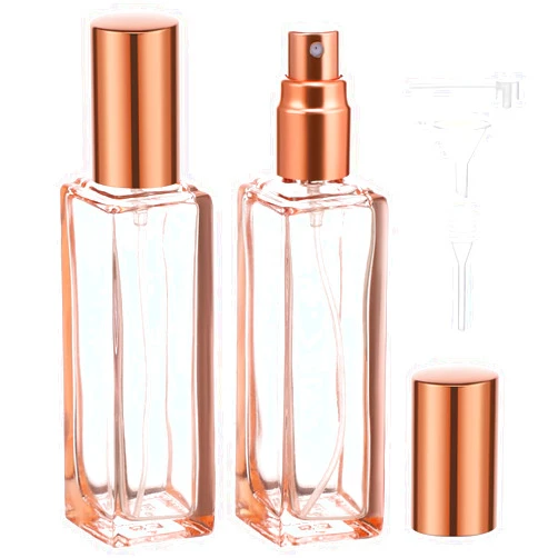 Segbeauty Travel Perfume Atomizer Refillable, 2 Pack 20ml Portable Perfume Bottles, Travel Size Perfume Refill Bottle Empty Glass Sprayer Cologne Fragrance Spray Bottle Small Liquid Dispenser