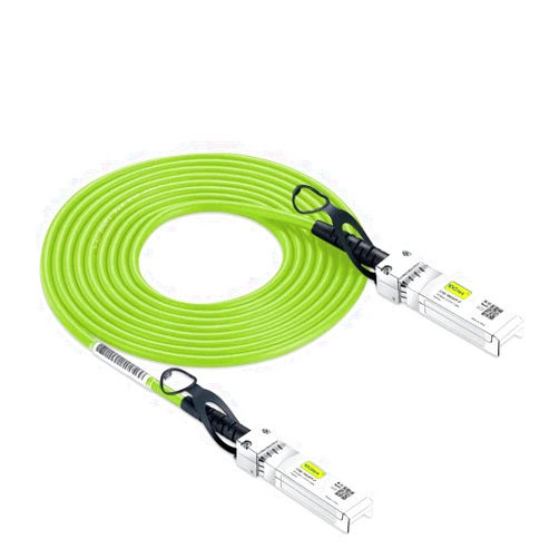 10Gtek [Green] Colored 10G SFP+ DAC Cable - Twinax SFP Cable for Cisco SFP-H10GB-CU3M, Meraki MA-CBL-TA-3M, D-Link, Supermicro, Netgear, Fortinet, 3-Meter(10ft)