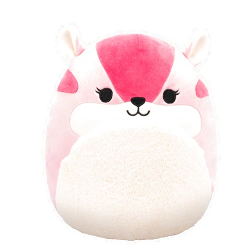 Squishmallows Original 12-Inch Dianalee Pink Chipmunk - Official Jazwares Plush (Medium-Sized)