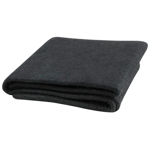 Steiner 316-8X8 Velvet Shield 16-Ounce Black Carbonized Fiber Welding Blanket, 8' x 8'
