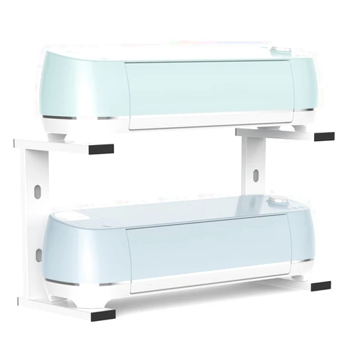 Yumkfoi 2-in-1 Stand Legs Compatible with Cricut Maker 3/ Maker/Explore 3/ Explore Air 2, Fully Open and Double Machine Running, Accessories and Supplies and Tools Organizer, Craft Room Organization