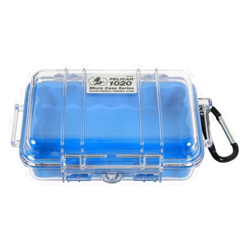 Pelican 1020 Micro Case (Blue/Clear)