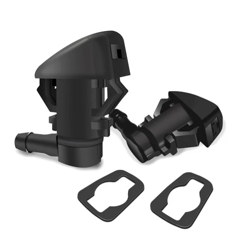 Middrivr 2PCS Front Windshield Washer Nozzles, Single Hole Windshield Sprayer Nozzle Replacement for Pontiac Chevy Jeep Saturn, Replaces: #55157323AA, 55157352AA, 55372143AB, 68260443AA, 55079049AA, 15247800