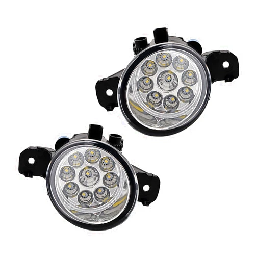 Astra Depot 1 Pair 55W LED Front Driving Fog Lights Compatible with Nissan Infiniti G37 JX35 QX60 M35 M45