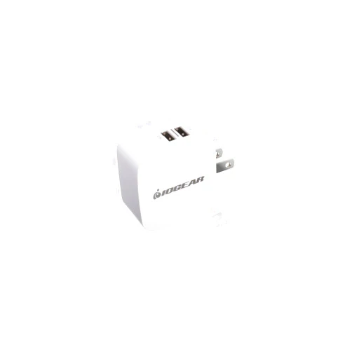 IOGEAR GearPower 2-Port USB Wall Charger - Rapid-Charge - Smartphones iPhone Android Tablets - Charge 2 Devices At Once - GPAW2U4