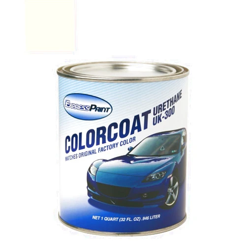 ExpressPaint ColorRite Quart for MGB All Automotive Touch-up Paint - Glacier White BLVC59 - Color-Only Package