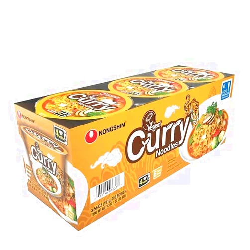 PAICHNÍDI Nongshim Vegan Curry Ramen Big Noodle Bowl (6 pk.)