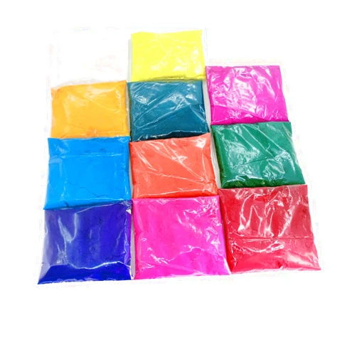 DBY Rangoli Color Rangoli Powder Rangoli Colored Rangoli Making Kit for Navratri Pongal Pooja Mandir (Multicolour 50 gm X 10 Each Pack and White Color 100 Grams)