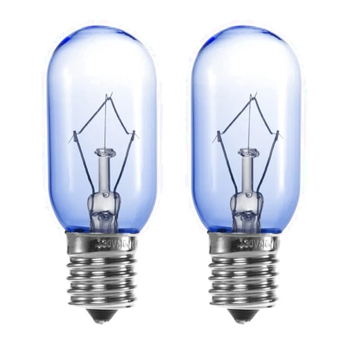 JIOTAR 297048600 Refrigerator Light Bulb 40W FOR Frigidaire Kenmore Whirlpool KitchenAid Electrolux 241552802 AP3770086 AP3867287 AH976993 EA976993 EA1149215 Fit T8 E17 Refrigerator Light Bulb - 2 Pack