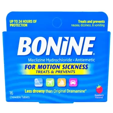 Bonine Motion Sickness Tablets-Raspberry-16 ct., Multicolor (27516)