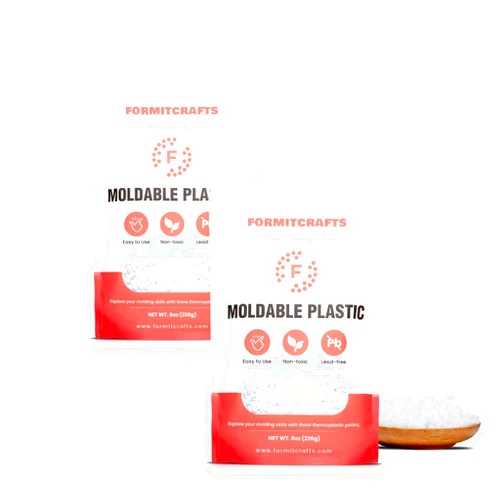 Formit Crafts Thermoplastic Beads – 2lb Polymorph Plastic Pellets(Made in Spain) – Reusable Moldable Plastic Beads – Melting Plastic Pellets for Modeling, DIY Crafts, Sculpting, Cosplay (Made in EU) (2)
