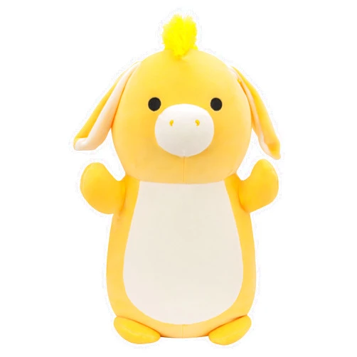 Squishmallows HugMees Original 14-Inch Gavyn Yellow Donkey - Ultrasoft Official Jazwares Large Plush