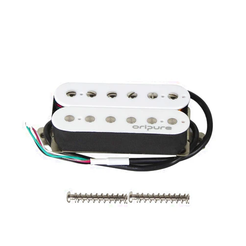 OriPure Alnico 2 Guitar Humbucker Pickups White Neck Pickup Double Coil Humbucker for Electric Guitar Part