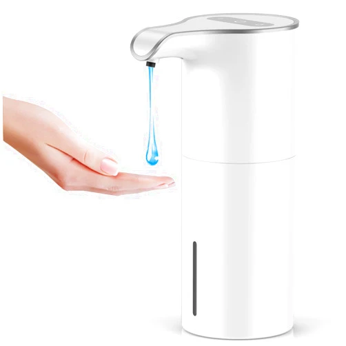 YIKHOM Automatic Liquid Soap Dispenser, 15.37 oz/450mL Soap Dispenser, Touchless Hand Sanitizer Dispenser Electric, Motion Sensor Waterproof Pump for Bathroom Kitchen Dish Soap, USB C Rechargeable