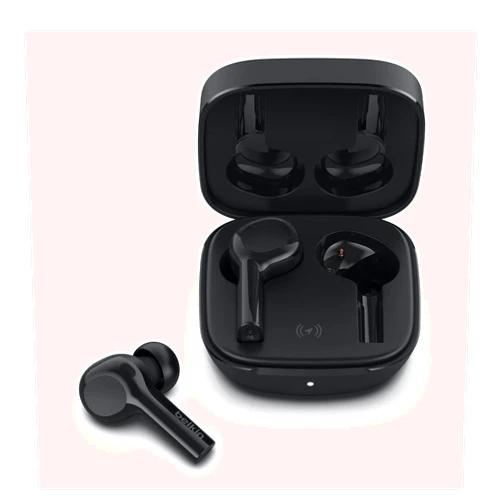 Belkin Wireless Earbuds, SoundForm Freedom True Wireless Bluetooth Earphones with Wireless Charging Case IPX5 Certified Sweat and Water Resistant with Deep Bass for iPhones and Androids - Black