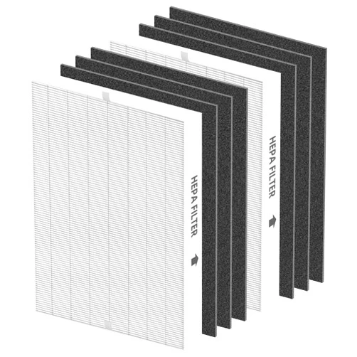 Pulluty Airmega AP-1512HH Filter Replacement for Coway Airmega AP-1512HH and 200M Air Purifiers,2 H13 True HEPA and 6 Carbon Pre-Filters, Compared to Part # 3304899