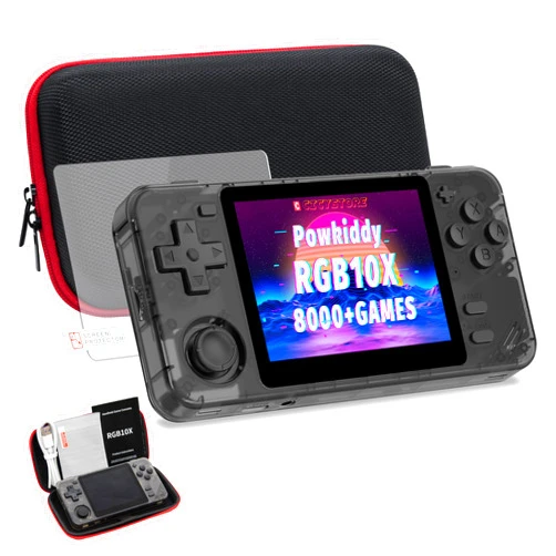 CICYSTORE Powkiddy RGB10X Handheld Game Console – 8000+ Games, 3.5