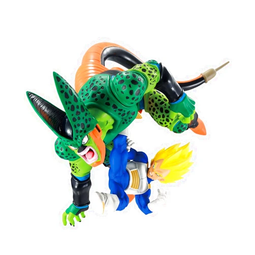 Ichibansho Figure - Dragon Ball Z - Vegeta vs Cell (Dragon History II) Revible Moment Collectible Statue
