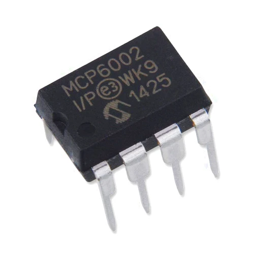 MICROCHIP Juried Engineering MCP6002-I/P MCP6002 Dual 1 MHz Operational Amplifier DIP-8 (Pack of 4)