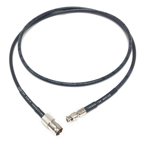 Custom Cable Connection 2 Foot Belden 4855R 12G Rated Standard BNC Female to High Density Micro BNC Male 3G/6G/12G HD-SDI Mini RG59 Video Adapter Cable by Custom Cable Connection