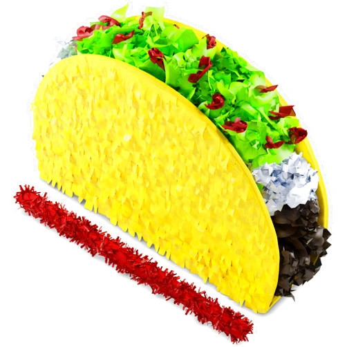 Jergrim Taco Tuesday Piñata (Small Stick Included) 17