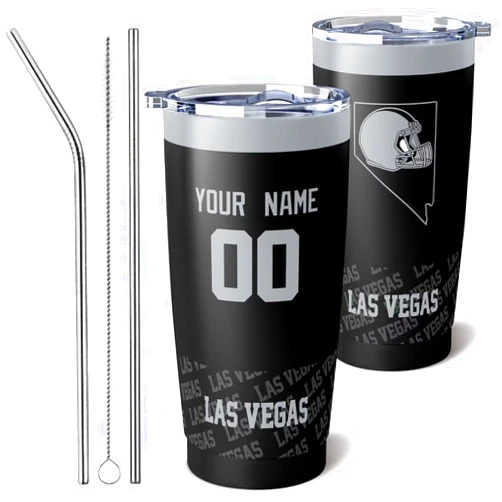 ANTKING Las Vegas Cup Coffee Mug Travel Tumbler Custom Name Number for Men Women Youth Gifts