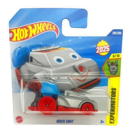 Hot Wheels Quick Chat [Silver Telephone] Experimotors 9/10, New for 2025! 1:64 Scale Diecast Vehicle