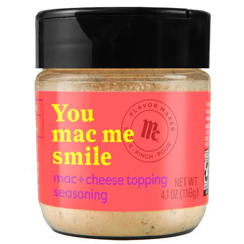 McCormick Mac + Cheese Topping Seasoning, Flavor Maker, 4.1 oz