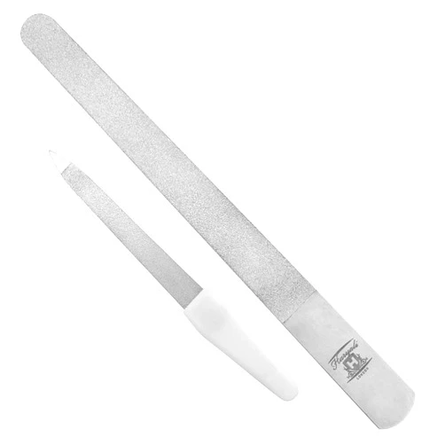 Haryali London New Best Quality Diamond Deb Nail File & Footdresser - Double Sided Diamond Coating - Podiatry Foot care Instruments - 20 cm by Haryali London