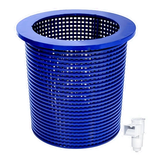 BigHead R38013A Pool Skimmer Basket Compatible with Pentair American Admiral for Inground Heavy Duty Pool Skimmer Basket Replacement for R38013A V38-135 V38-135 V38-136(Blue)