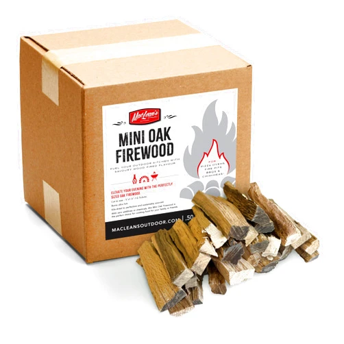MacLean's Outdoor MacLean's Mini Oak Firewood, 12 lbs. Box