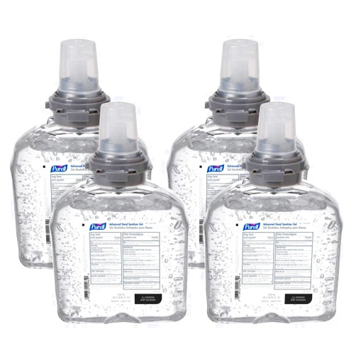 Purell 545604CT Refill, for TFX Dispenser, 1200ml, 4/CT, Clear