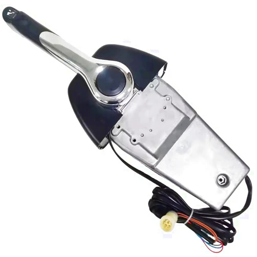 KZU 704-48205-P1 Binnacle Outboard Engine Control Box, Top Console Mount Boat Remote Control Box Compatible with Yamaha Console 704 Single, Push to Open