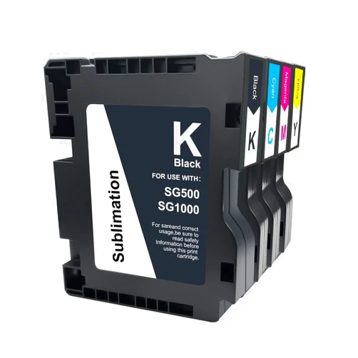 YOUEXPERT SG500 SG1000 Newest Updated Chip High Yield New Sublimation Ink Cartridge Compatible with Sawgrass Virtuoso SG500 SG1000 Printers (BK-60ML, CMY-32ML, 4 Pack)