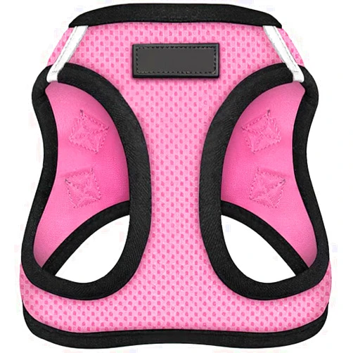 MultiColor Pets Multicolor Step-in Air Dog or Cat Harness All-Weather Mesh Step-in Vest Harness for Small and Medium Dogs and Cats (Small, Pink)