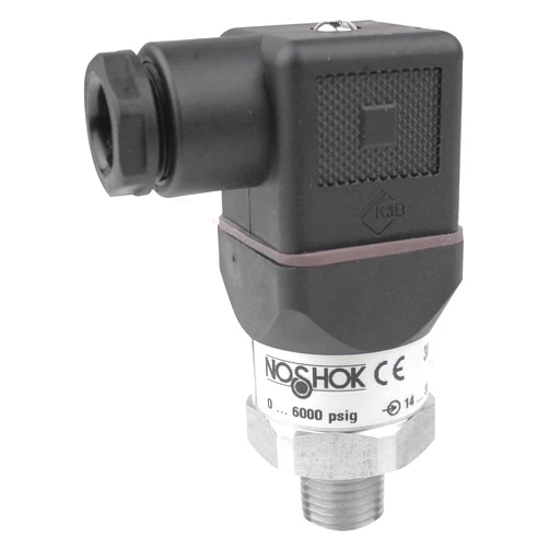 NOSHOK 300 Series Compact OEM Pressure Transducer, <= 10,000 Ohm, 14-30 VDC, 0-10 VDC 3-Wire Output, 0-6000 psig Pressure Range, +/-0.5% Accuracy, 1/4